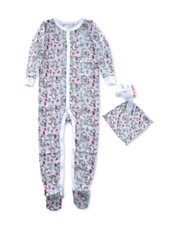 Effortless Everyday Wear Kids Girl's Christmas Printed Jumpsuit,Multi