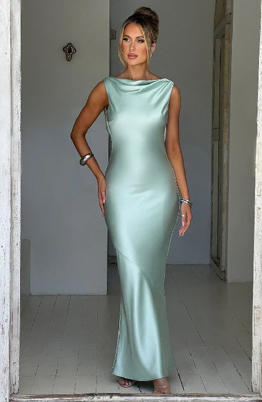 Casual Wear Azuri Maxi Dress - Turquoise