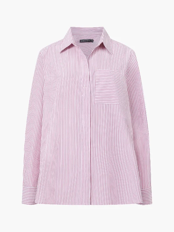 Cool Prices Stripe Buttoned Popover Shirt