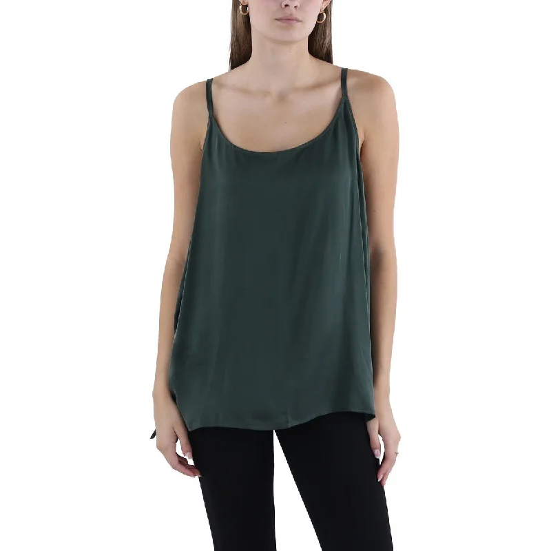 Style Versatile Women's Collection Womens Silk Cropped Cami