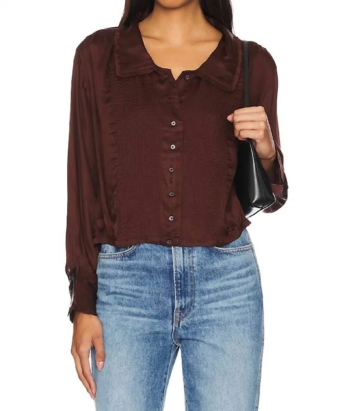 Timeless Women's Fashion Styles Finch Top In Cinnabar