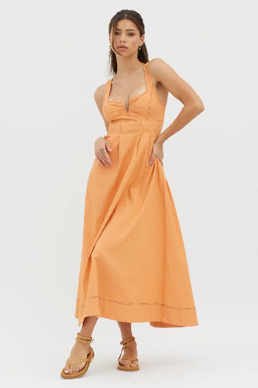 Unbeatable Prices Isadore V-Bust Midi Dress Mango