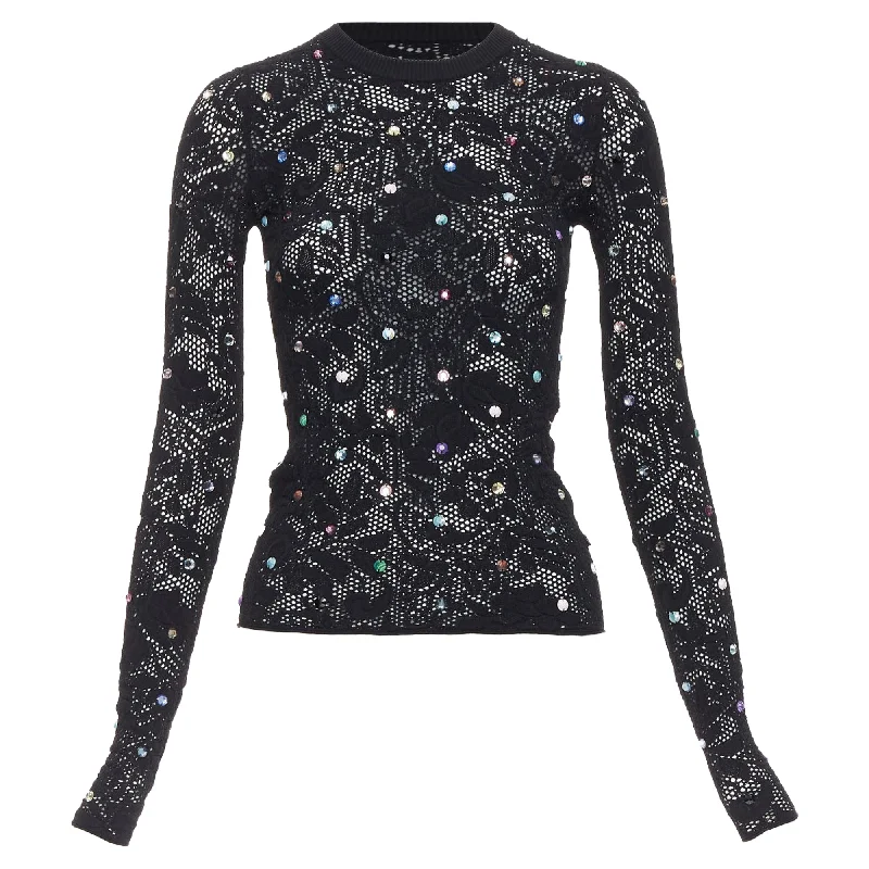 Stylish Basics Louis Vuitton floral lace pullover