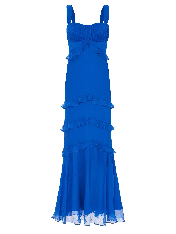 Stylish Women's Apparel Chandra Dress in Lapis Blue