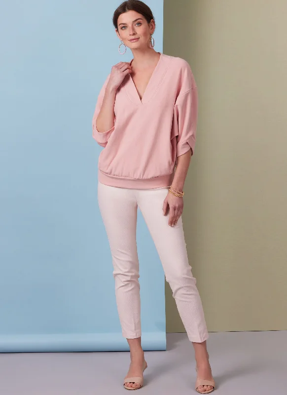 Stylish Savings Butterick Knit Tops B6996