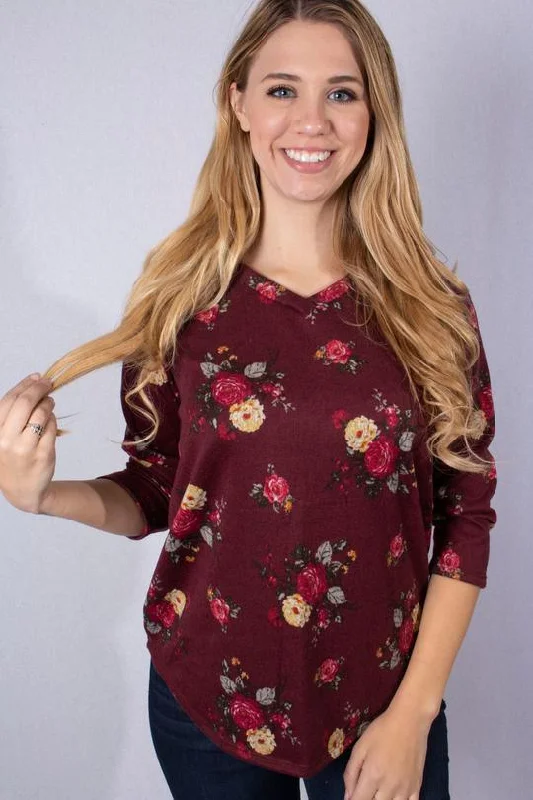 Comfort First Women's Fashion FLORAL IN THE FALL