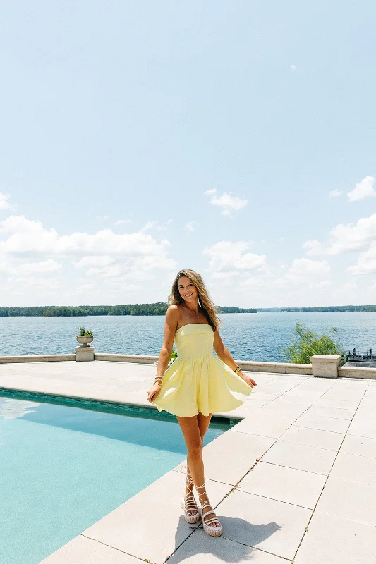 Elegant Simplicity Wardrobe Let It Be Romper - Yellow