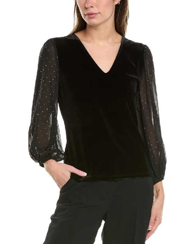 Bold Fashion Vince Camuto V-Neck Top