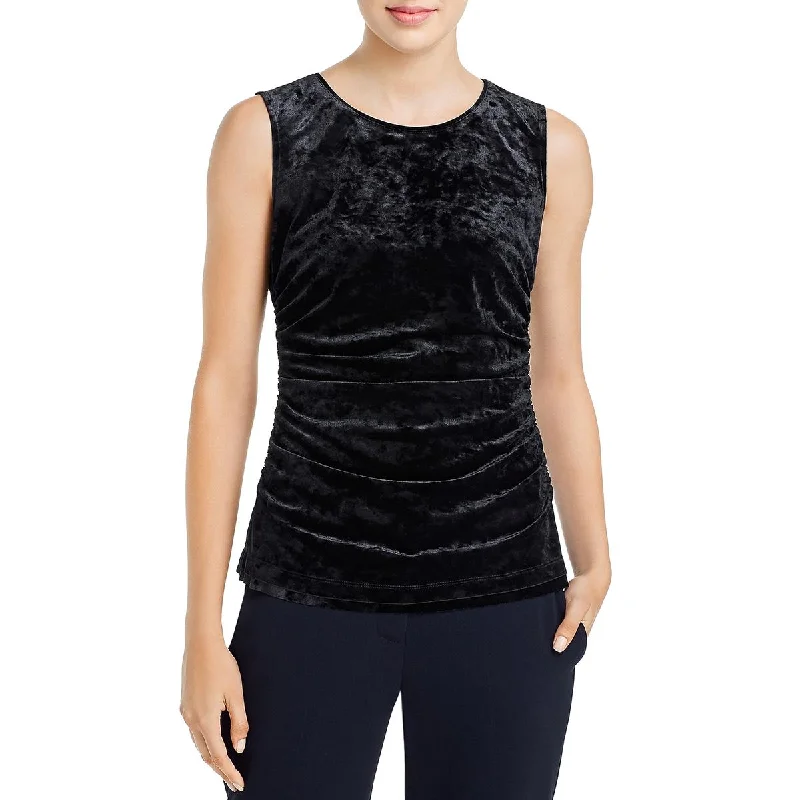 Redefining Women's Style Blake Womens Velvet Ruched Top