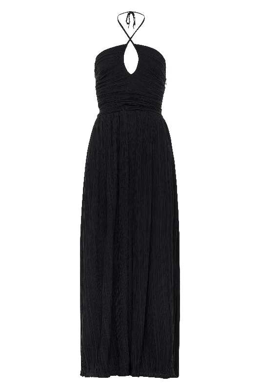 Sophisticated Women's Fashion Pleated Carmen Jumpsuit - Final Sale