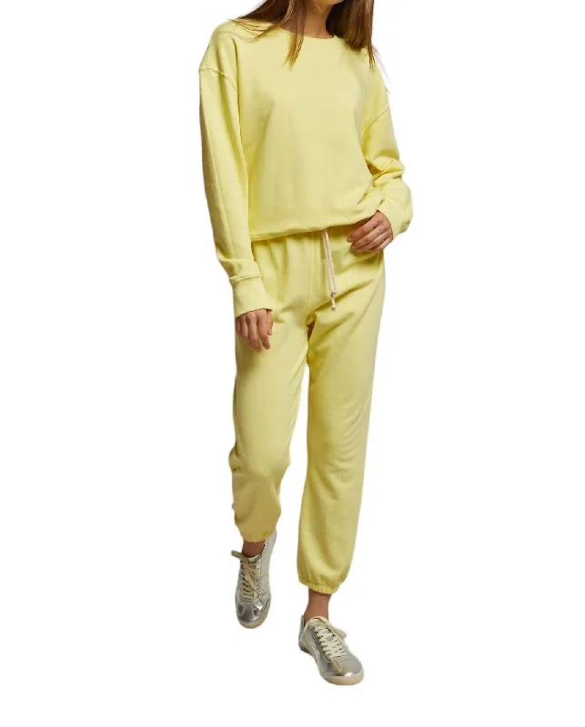 Minimalist Women's Fashion Clothing Tyler Crew Top In Lemonade