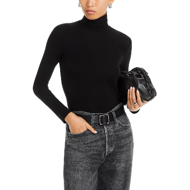 Trend Setting Threads Womens Fitted Long Sleeve Turtleneck Top