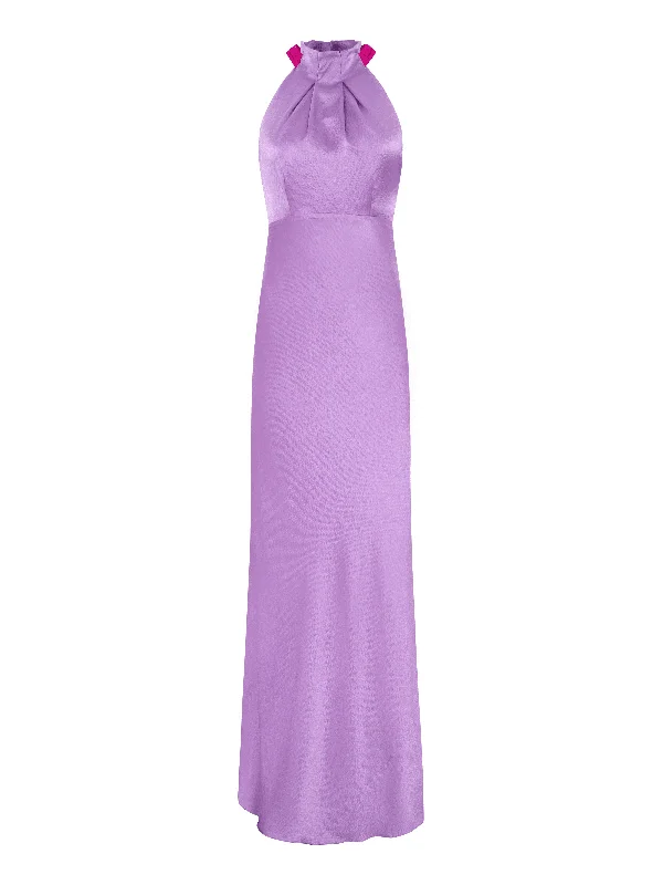 Trendy Street Style Clothing Michelle Dress in Lilac Bougainvillea