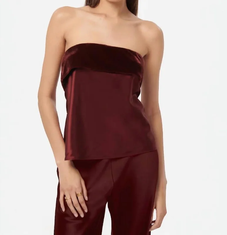 Online Boutique Stores Diona Top In Syrah