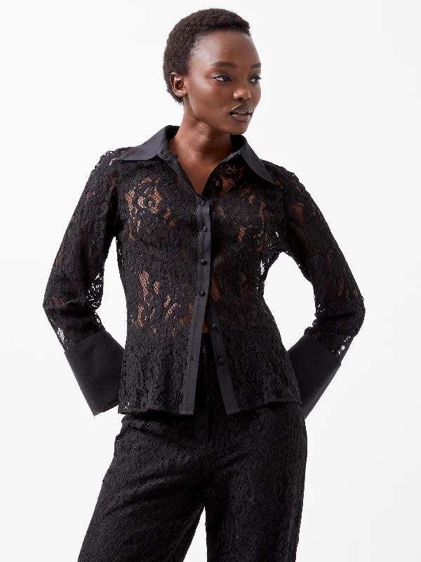 Save Big Asura Lace Long Sleeve Shirt