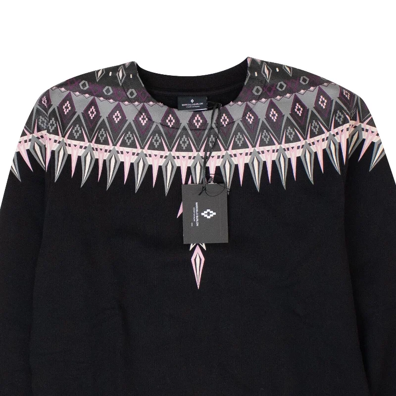 Trendy Fashion For Women Marcelo Burlon Wings Crewneck - Black/Multi