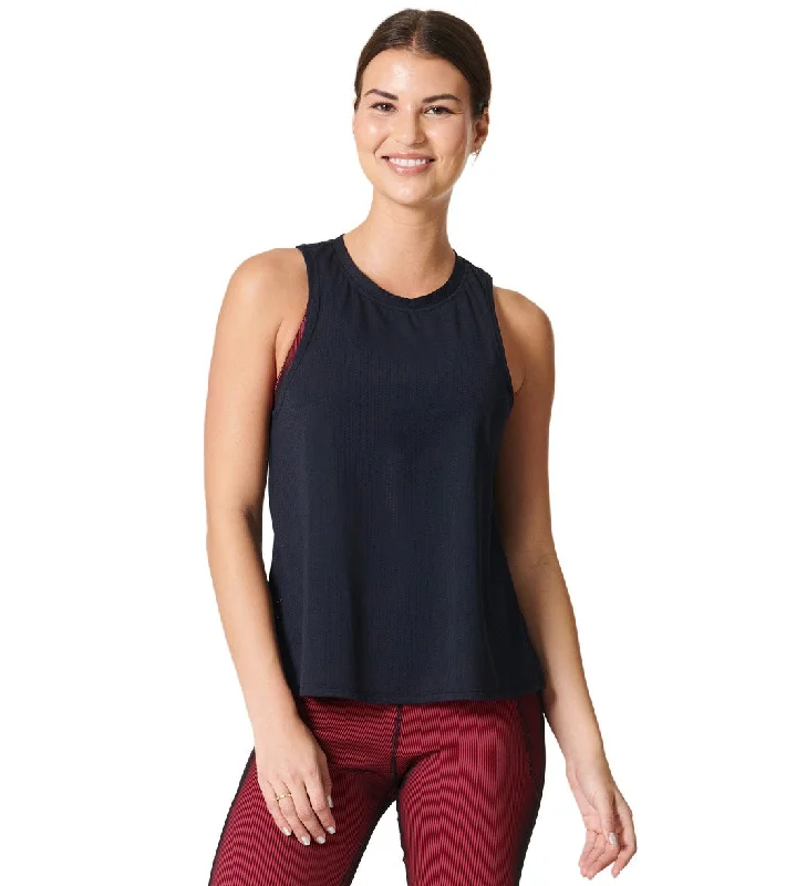 Comfortable Clothes NUX Sweat Yoga Tank Black