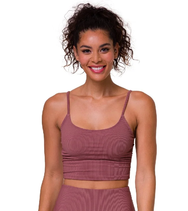 Glamorous Evening Wear Onzie Belle Cami Yoga Crop Toast Rib