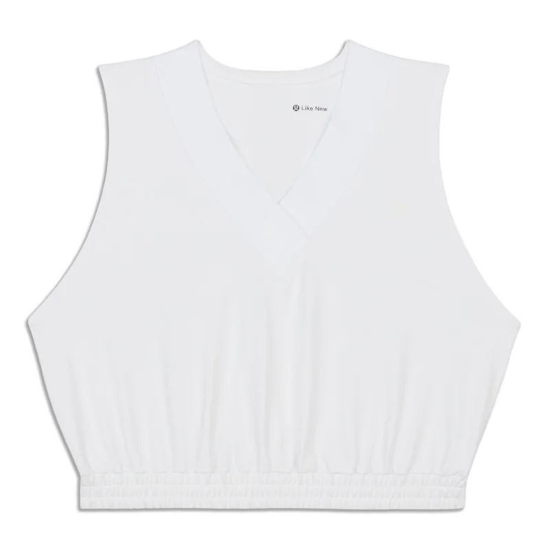 Clothing For Women Sleeveless Cropped Tennis Tank Top Sale