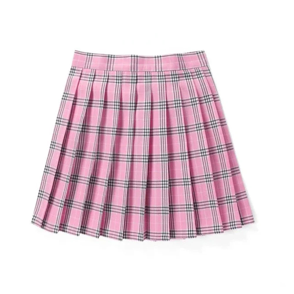 Discover Now Japanese Theme Plaid Mini Skirt