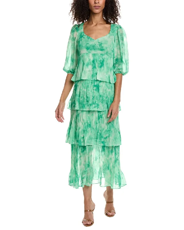 Trend Alert Taylor Printed Chiffon Maxi Dress