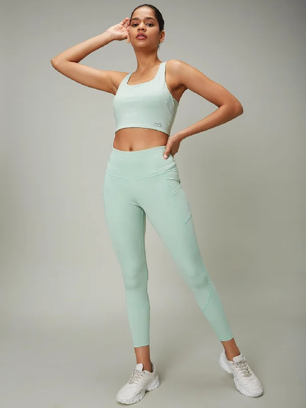 Online Boutiques Affordable Aura Leggings Pastel Jade