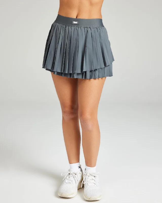 Buy More, Save More Breeze Tennis Skirt - Slate