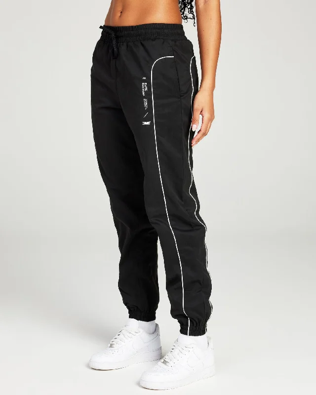 Trendy New Clothes Capital Tech Trackpants - Black