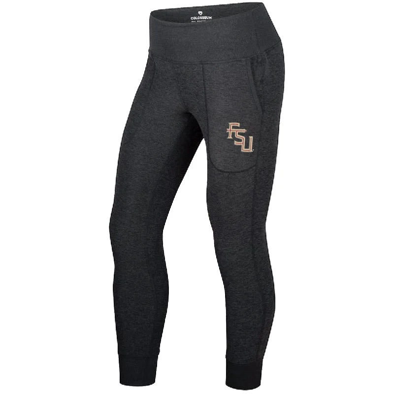 Flash Sales This Week Colosseum Women's Stacked FSU Logo Jogger - Black