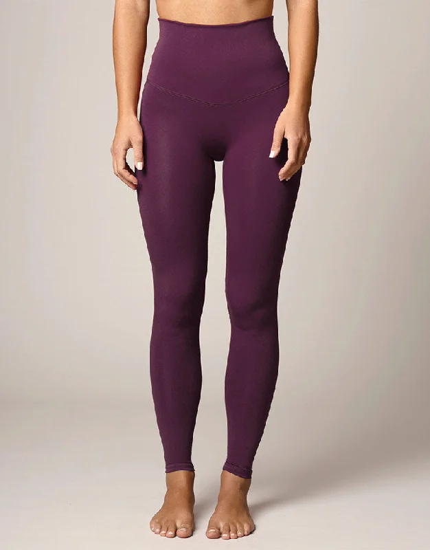 Fashion-forward Women's Wear Empower Flat Front Legging Eggplant