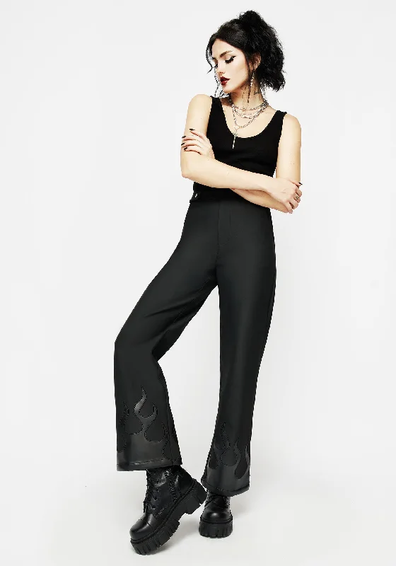 End of Season Sale Ignite Faux Leather Tailored Trousers