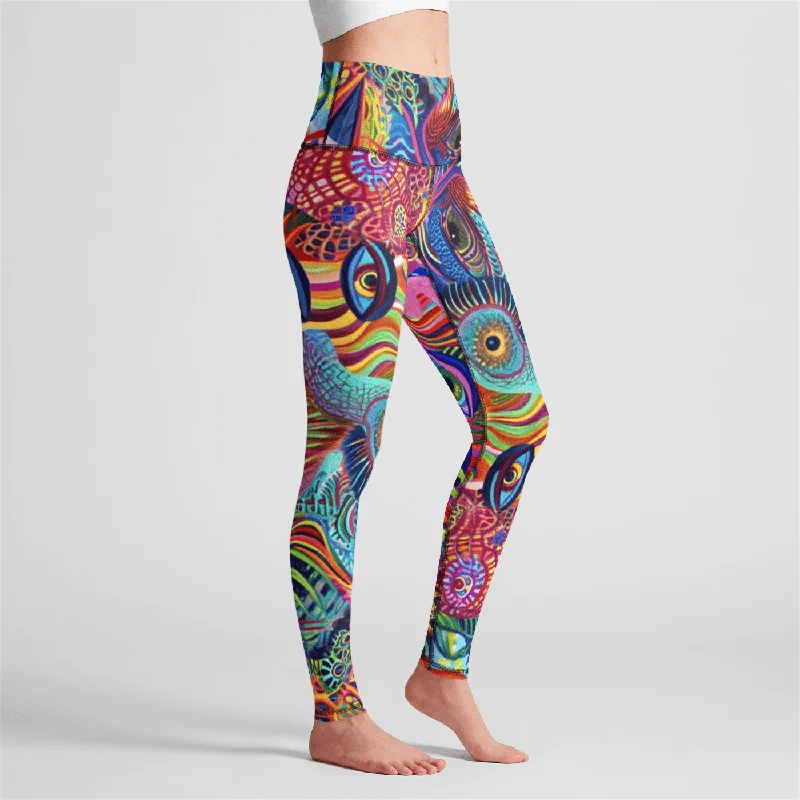 Affordable Women's Fashion IN THE JUNGLE  High Waist Leggings