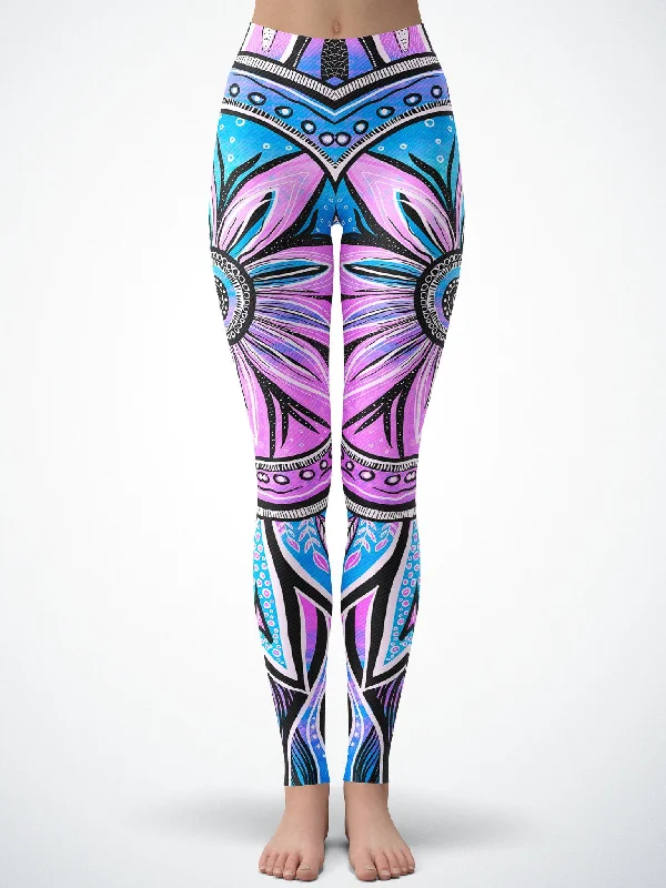 Women's Clothing Online Moon/Sun-Ray Mandala Tights