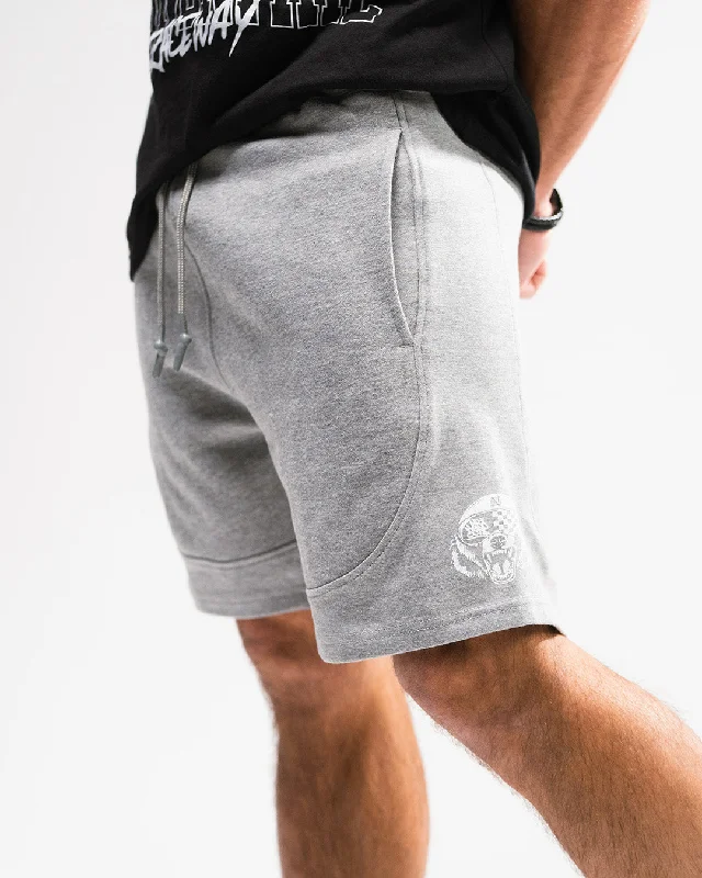 Step Ahead, Lead The Trend RACE BEAR SWEATSHORTS - GREY