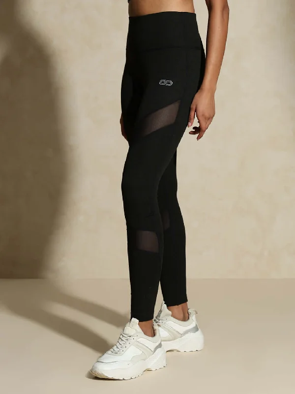 Crazy Discounts, Hurry Up Silvertraq Mesh Cross Leggings Black