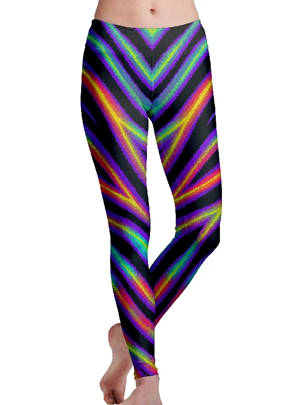 Best Online Boutiques Tiger Stripes (Colorful) Leggings