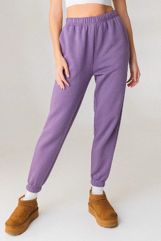 Eclectic Style Wardrobe Vitality Uni Cozy Jogger - Violet