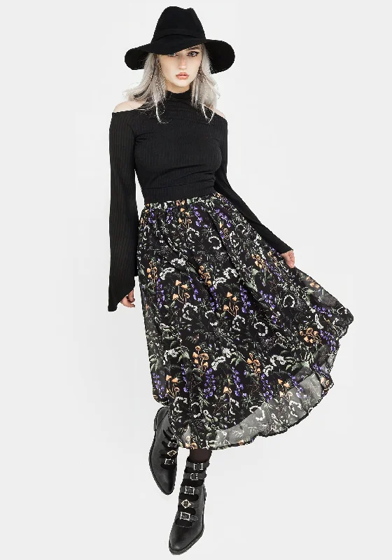 Flash Sale Event Vesna Chiffon Midi Skirt