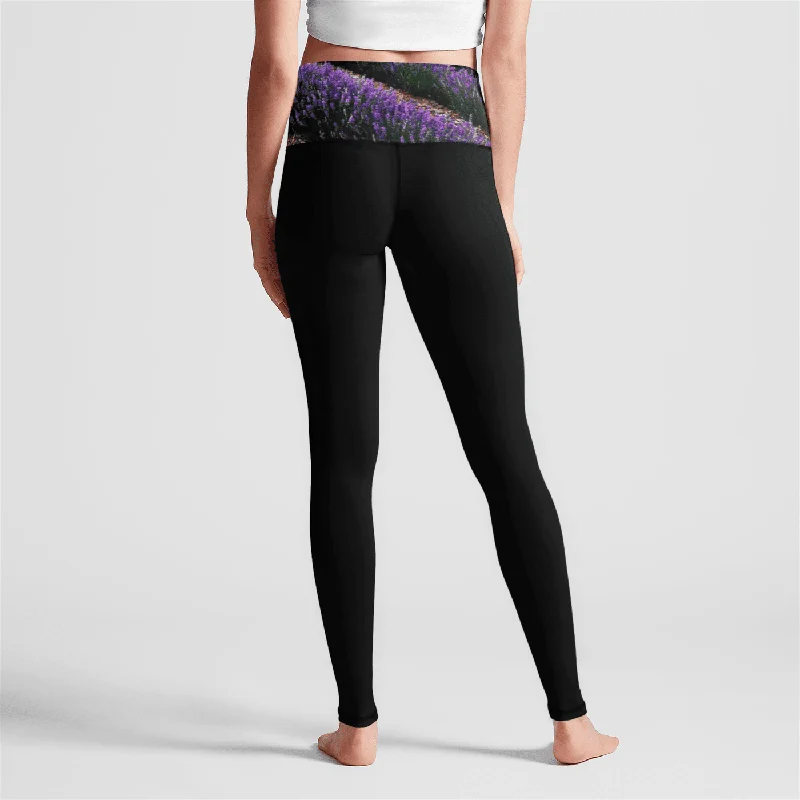 Women's Seasonal Fashion Trends YL Lavender Eco Leggings High Waist Eco Legging