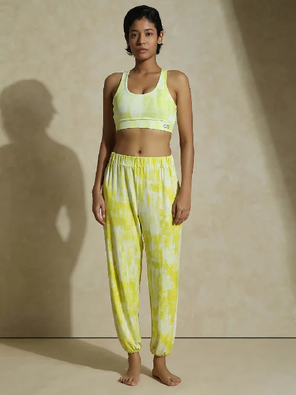 Sale On Sale Yogini Stretch Pants Lemon Grunge